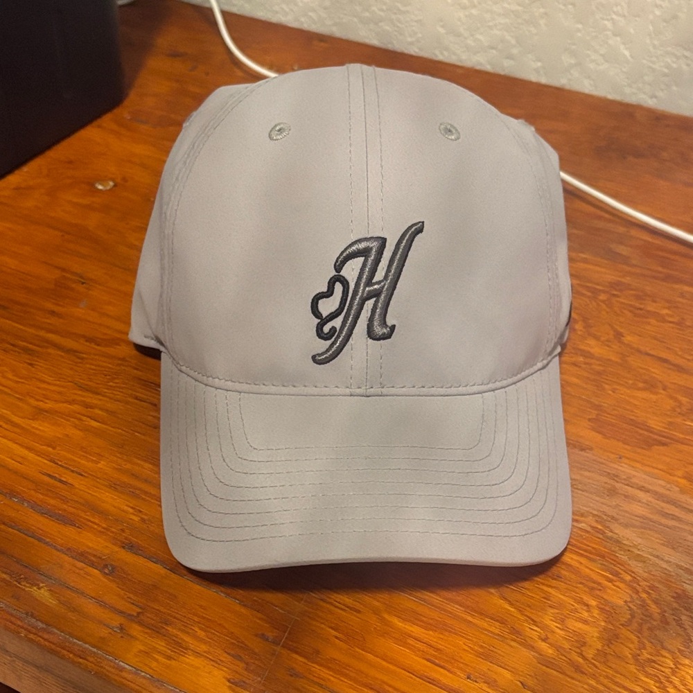 Hooey Gray Cap with Black Logo